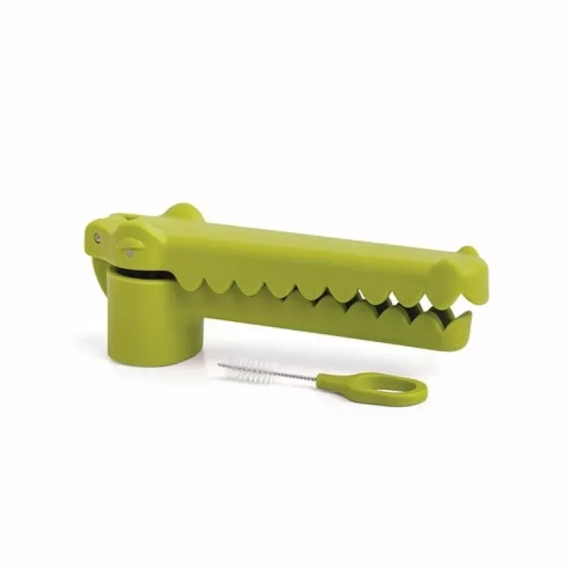 Knoflookpers met handgreep Ototo Design Garligator groen kunststof staal