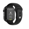 Slim kinderhorloge Garett Kids Twin 2 4G, 1,83" IPS, GPS, zwart