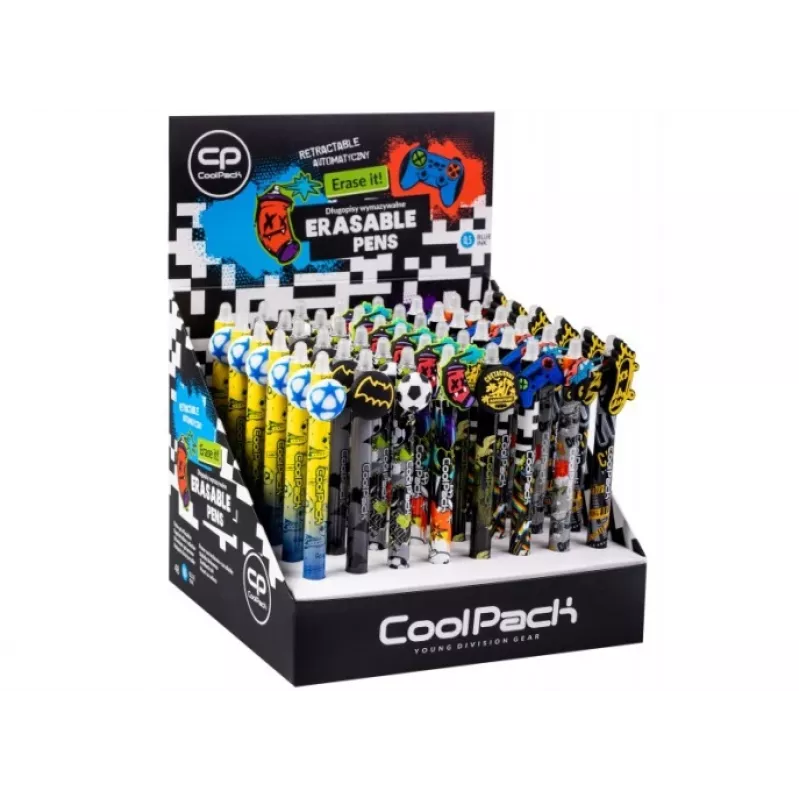 Intrekbare uitwisbare pen CoolPack Boys