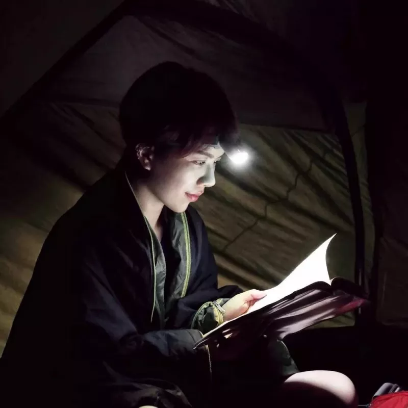 Hoofdlamp Nextool NE20005 oplaadbare LED-hoofdband 170 lm, USB-C, 37,8 g, ABS, wolkblauw
