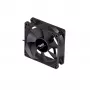 Akyga AW-8A-BK 80-mm behuizingsventilator, 2000 tpm, 37 m³/h, 25 dB, 3-pin met Molex-adapter, zwart