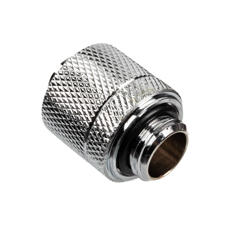 Alphacool HF aansluiting recht G1/4 inch AG naar 13/10 mm - chroom zilver