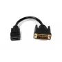 DVI-naar-HDMI-adapter Garbot 31.20.9001 — 15 cm kabel, zwart