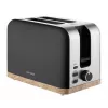 Toaster Concept Elwood TE2016, 2-sneetjes, zwart