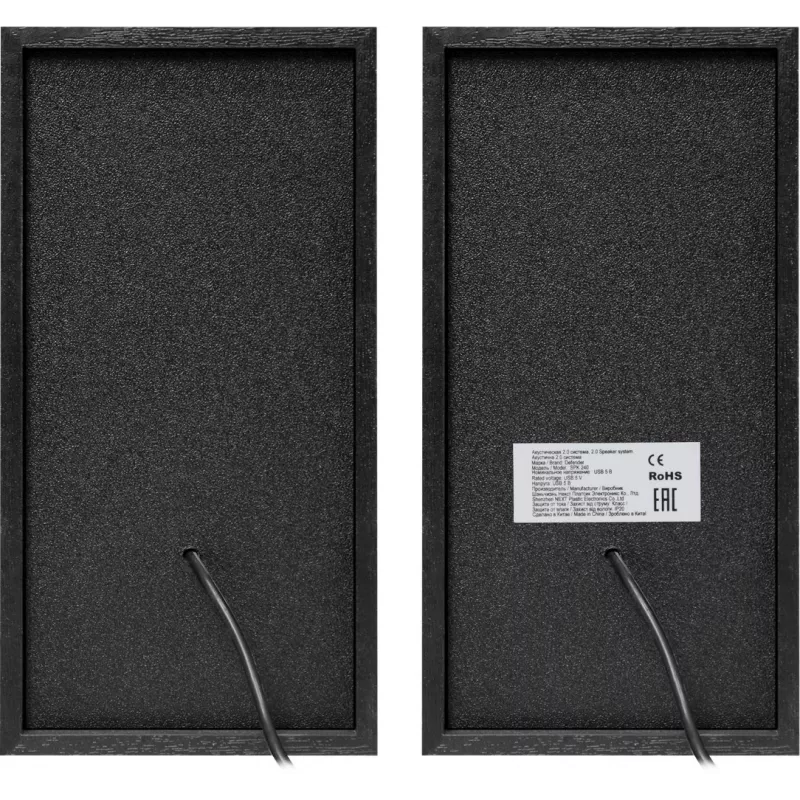 DEFENDER SPK-240 bekabelde desktopluidsprekers, 2.0, 6 W RMS, USB-voeding, 3,5 mm, zwart