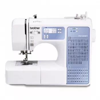Naaamachine Brother FS100WT — 100 stiksteken, 850 SPM, 7 mm steekbreedte, automatische naaldinrijger, LCD