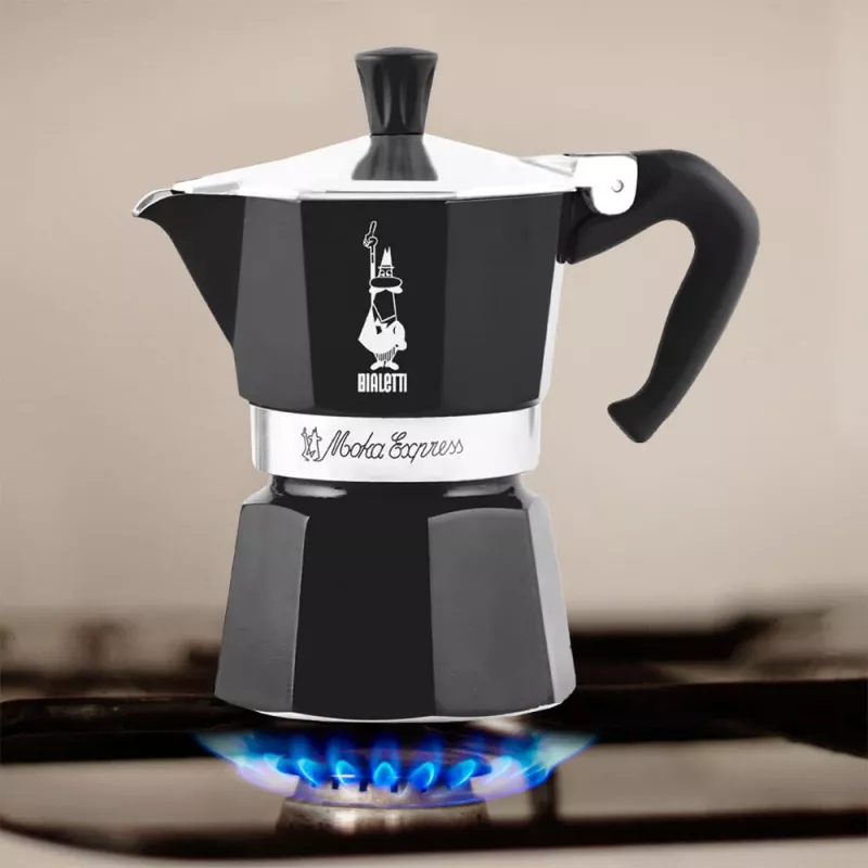 Bialetti Moka Express mokakan zwart