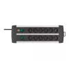 Verlengsnoer Brennenstuhl 1391000912 3m 12 stopcontacten binnen zwart wit