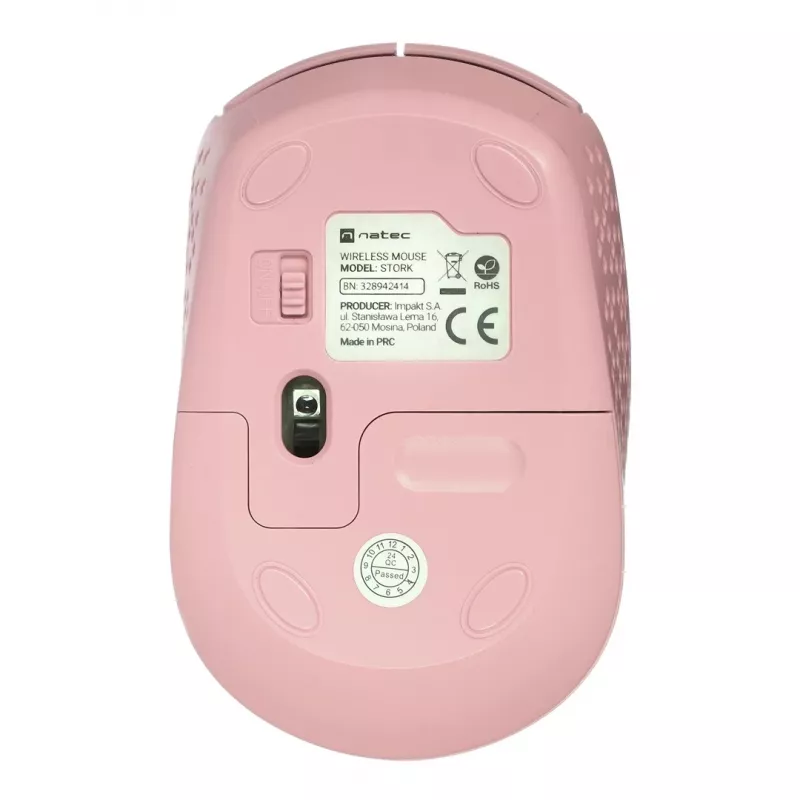 NATEC STORK muis home ambidextreus RF draadloos + USB Type-A optisch 1600 DPI