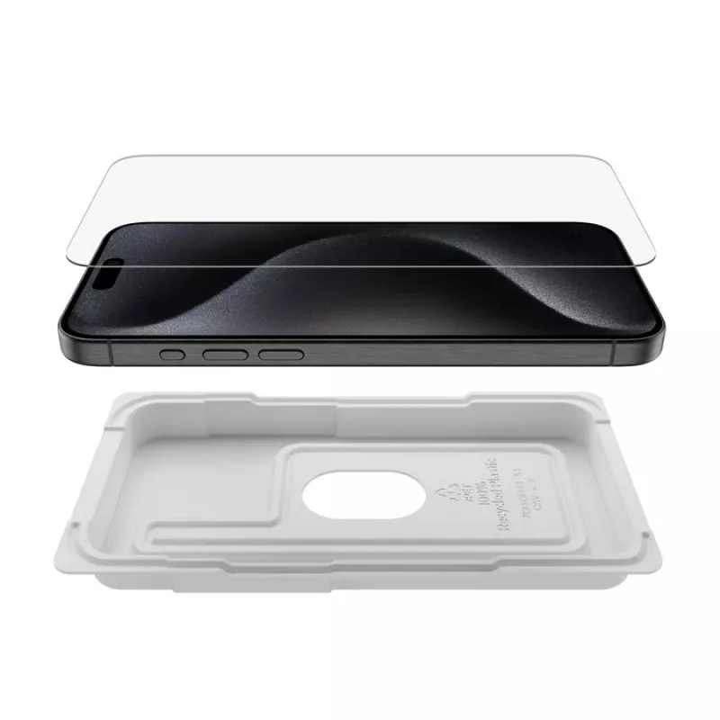 Schermbeschermfolie Belkin ScreenForce iPhone 15 Pro Max gehard glas