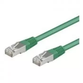 Wentronic Goobay CAT 5e patchkabel, F/UTP, groen, 10 m - CCA koper-mix (50185)