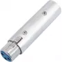 Audio-adapter Omnitronic 3-polig XLR-bus naar 5-polig XLR-stekker model 30226577