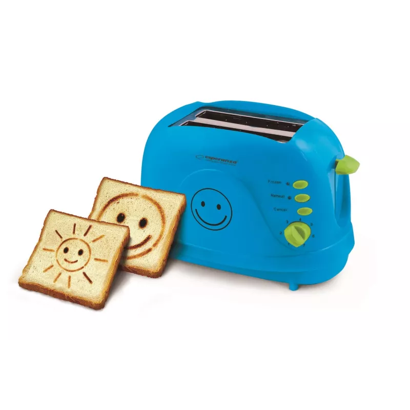 Esperanza EKT003B toaster 750 W blauw