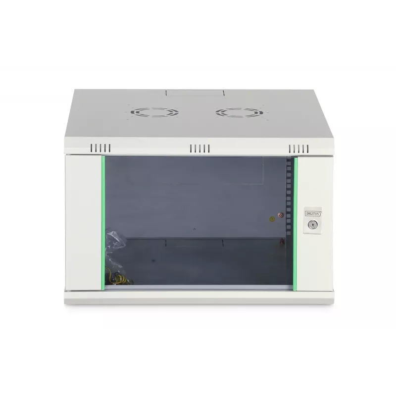 Wandgemonteerde rackbehuizing DIGITUS Dynamic-N 7U 19 inch 600x600 mm, ongemonteerd, IP20, slot met sleutel