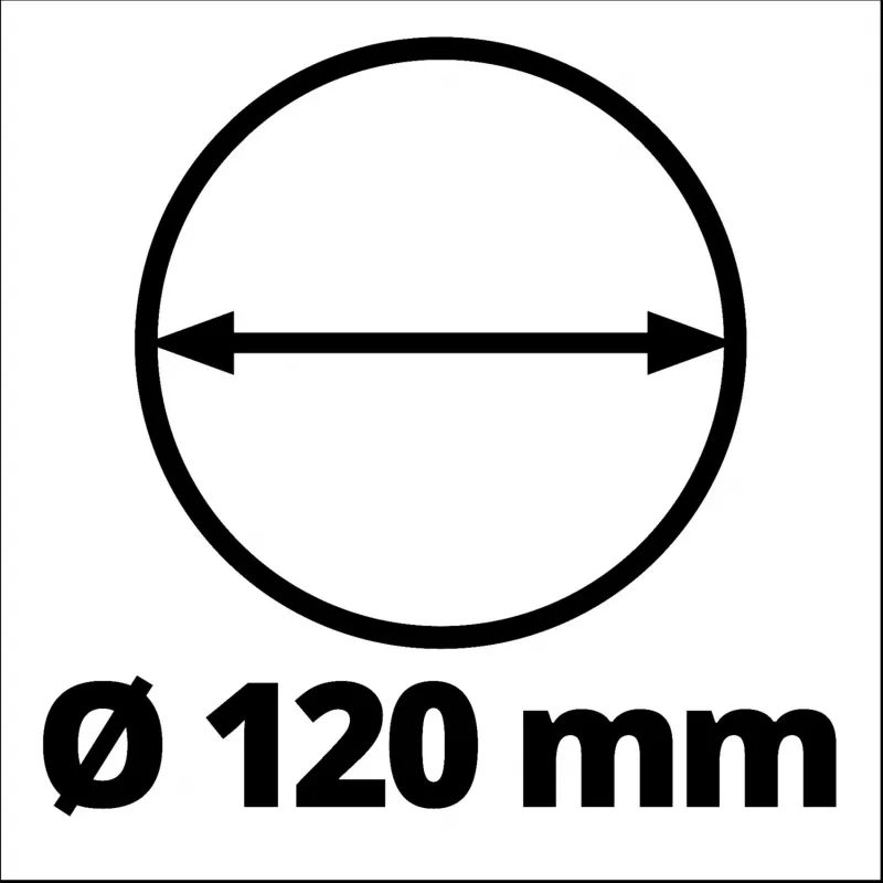 Einhell 3437011 mortelmenger, 120 mm, voor accugrondboor GP-EA 18/150 Li BL