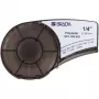 Etikettenband Brady M21-250-423, thermotransfer polyester, zwart op wit, 6,35 mm x 6,4 m