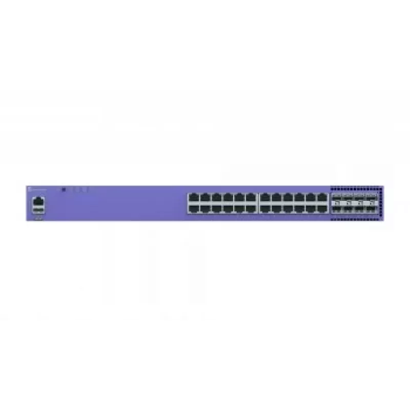 Extreme Networks ExtremeSwitching 5320-24P-8XE beheerde L2/L3-switch, 24x 10/100/1000 PoE+, 4x 1/10 Gigabit SFP+, 2x SFP-DD, stapelbaar