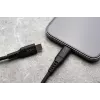 FIXED Liquid Silicone kabel USB-C/USB-C, 0,5m, 60W, zwart | Fixed