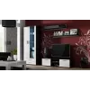 Cama tv-standaard SOHO 140 zwart/wit glanzend