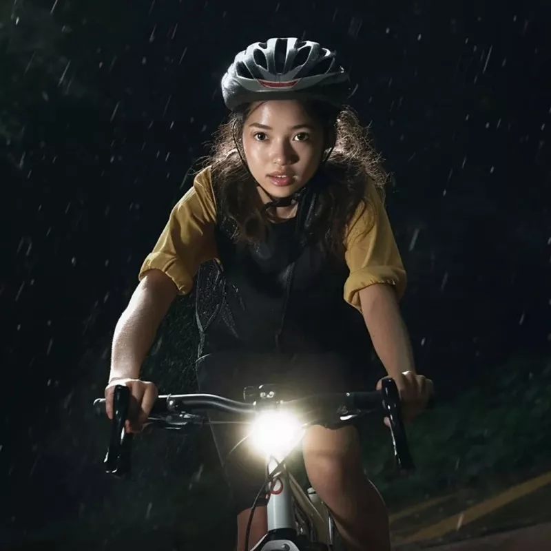 Rockbros RHL1500 voorlicht voor fiets, 1500 lm, 5000 mAh, IPX6, zwart