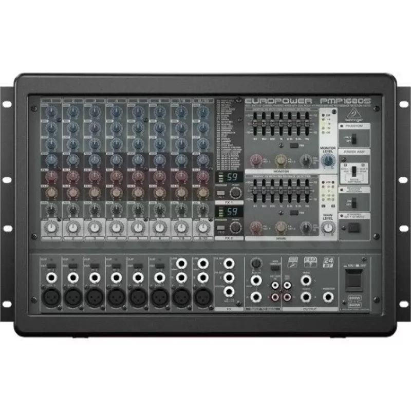 Behringer PMP1680S audiomixer 10 kanalen 10 - 200000 Hz zwart