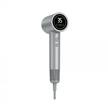Haardroger DENVER HDD-1400S 1400 W, zilver, 110–240 V, kabel 1,8 m, 70×89×280 mm