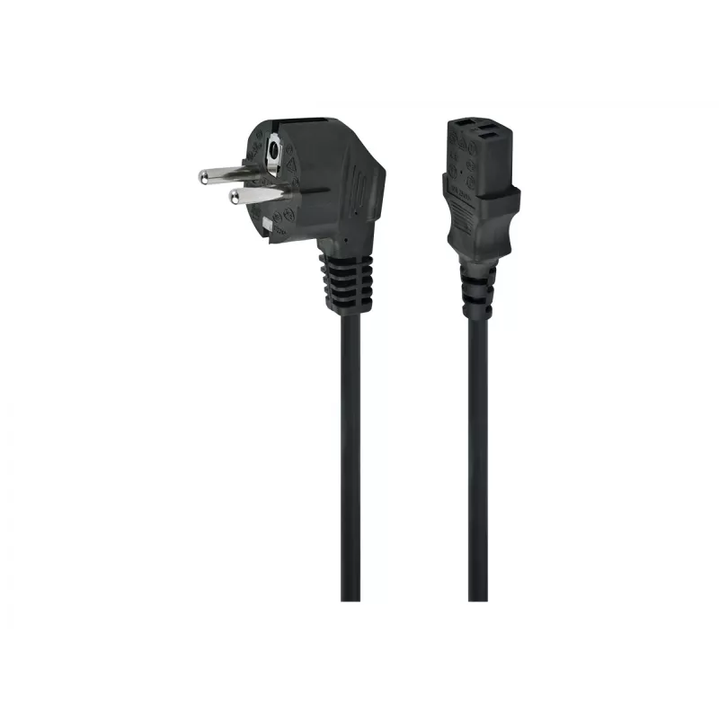 Gembird PC-186 stroomkabel zwart 1,8 m CEE7/4 C14 koppeling