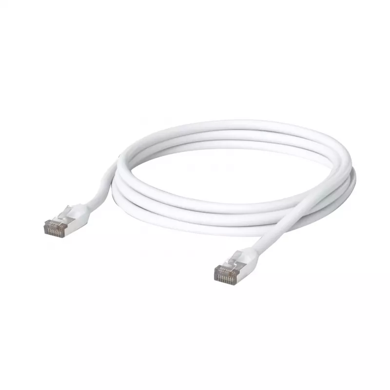Netwerkkabel Ubiquiti UACC-CABLE-PATCH-OUTDOOR-3M-W RJ-45 Cat5e 3 m wit S/UTP TPE
