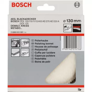 Lamwolschijf Bosch 2608610001 diameter 13 cm grijs