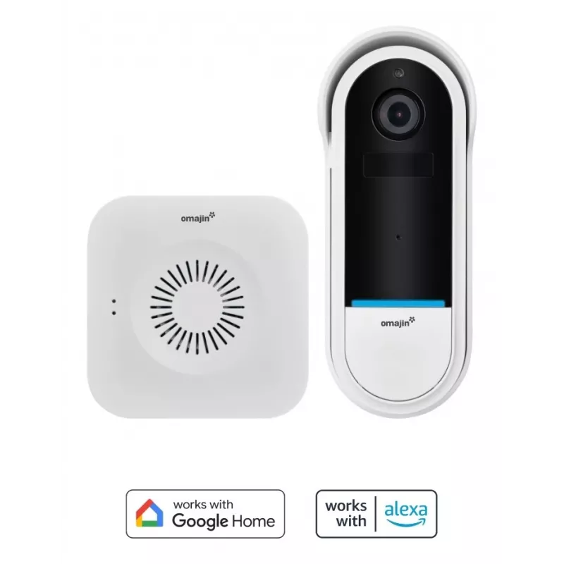 Deurbel-gong Omajin by Netatmo OVD-01-EU zwart wit