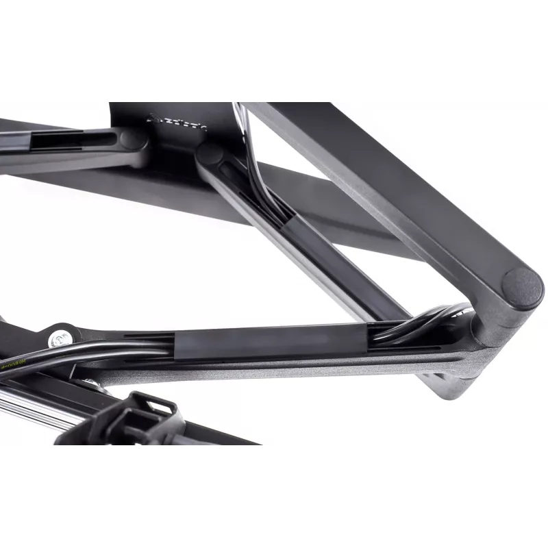 Edbak VSM654 draaibare wandarm, 65–86 inch, 45 kg, zwart