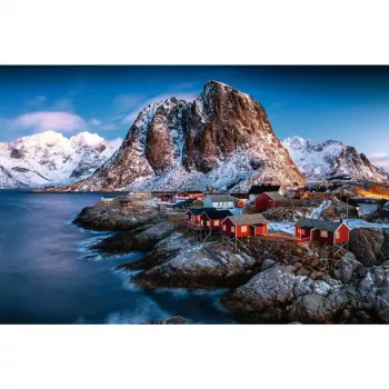 Puzzel Ravensburger Lofoten Noorwegen 3000 stukjes landschap