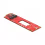 Converter EDSFF E1.S naar M.2 Key M-slot NVMe DeLOCK 63797