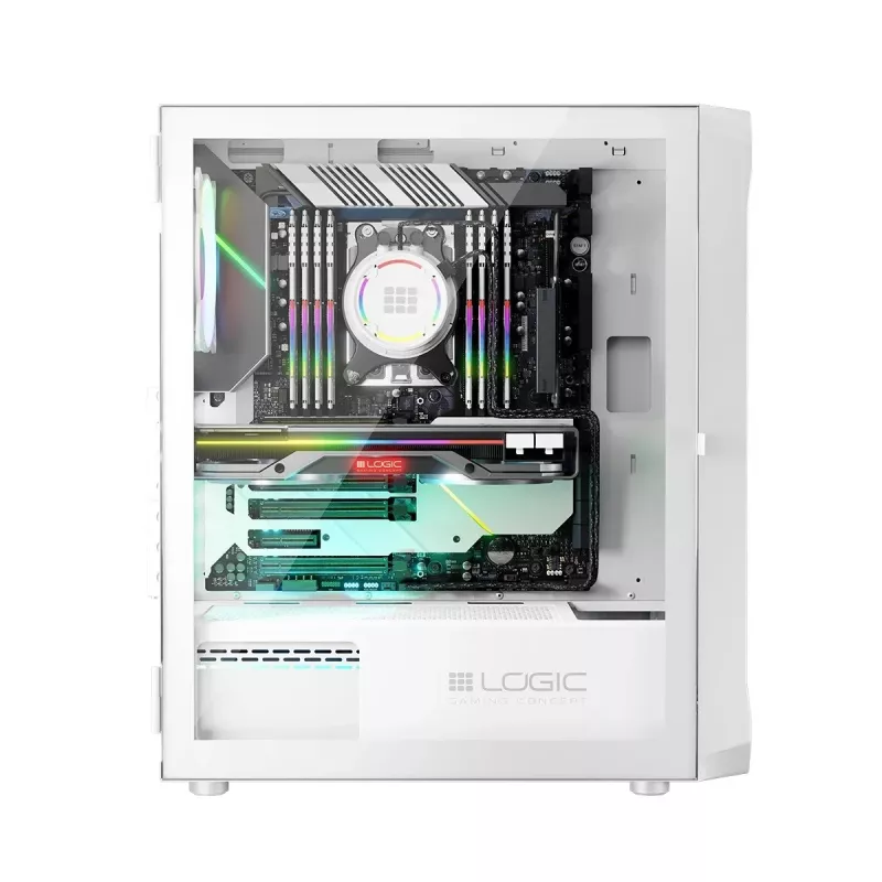 Logic PORTOS ARGB MINIDI USB 3.0 behuizing wit
