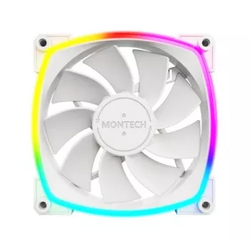 Montech RX120 PWM computerbehuizing-ventilator 12 cm wit 3 st.