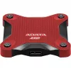 Externe SSD ADATA SD620 1 TB, draagbaar USB 3.2 Gen 2 (Micro-USB B), leessnelheid 520 MB/s, schrijfsnelheid 460 MB/s, schokbestendig, rood
