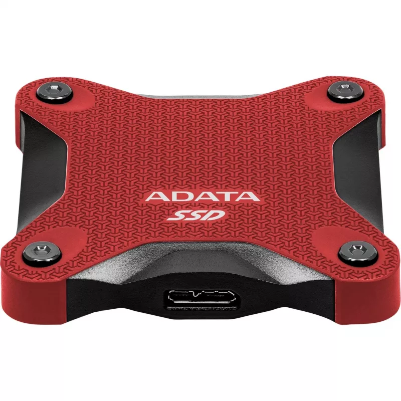 Externe SSD ADATA SD620 1 TB, draagbaar USB 3.2 Gen 2 (Micro-USB B), leessnelheid 520 MB/s, schrijfsnelheid 460 MB/s, schokbestendig, rood
