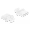 Stofkap USB Type-C DeLOCK 64094 wit 10 stuks