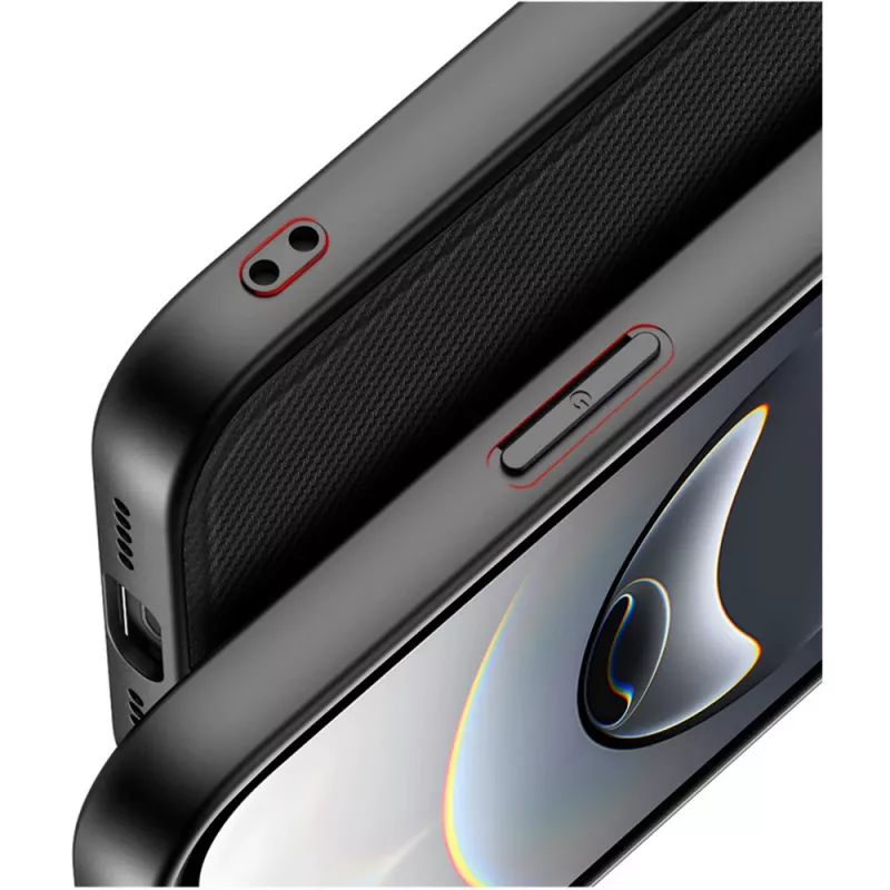Hoesje Nevox 2499 telefoonhoesje zwart voor iPhone 16e 15,5 cm