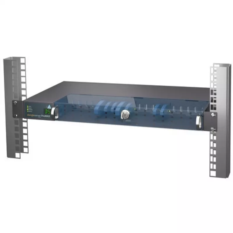 Printserver SEH dongleserver ProMAX Ethernet LAN zwart blauw