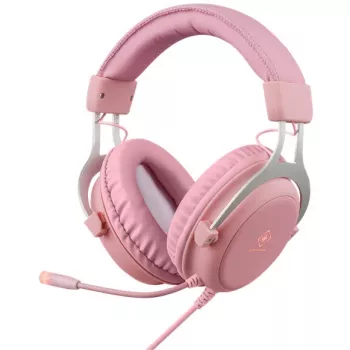 Deltaco GAM-030-P hoofdtelefoon en headset bedraad hoofdband gaming USB Type-A roze (GAM-030-P)