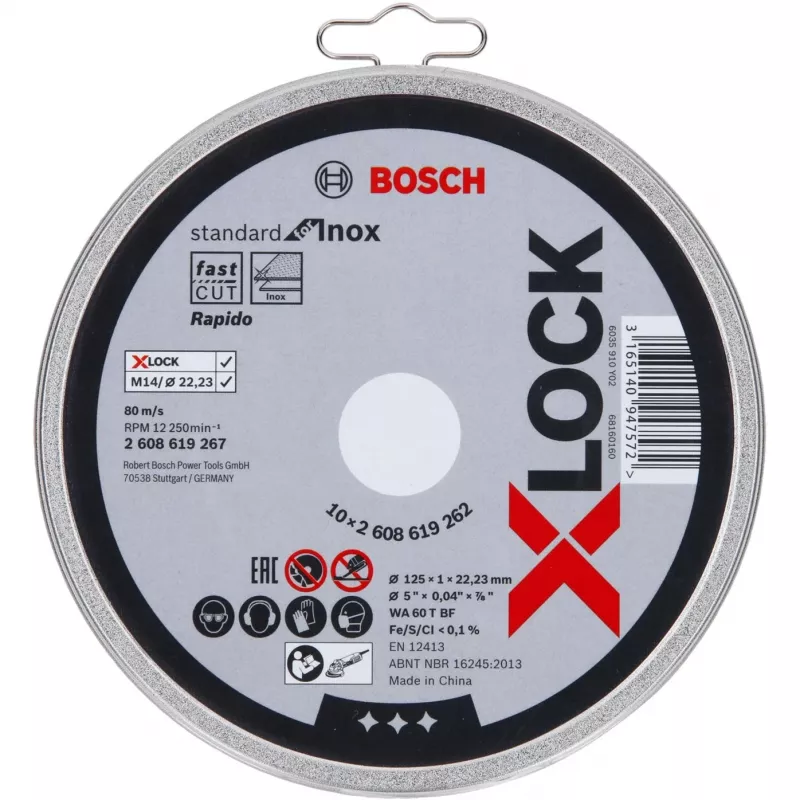 Bosch 2 608 619 262 haakse slijper accessoire doorslijpschijf