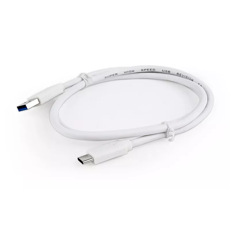 USB-datakabel Gembird USB A naar USB C 1 m, USB 3.2 Gen 1, wit