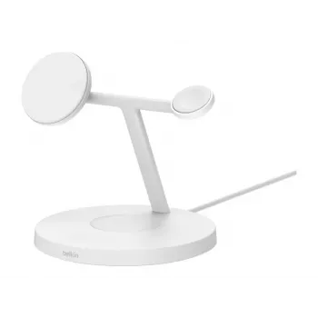 Belkin BoostCharge Pro koptelefoon, smartphone, smartwatch wit USB draadloos opladen snelladen binnen