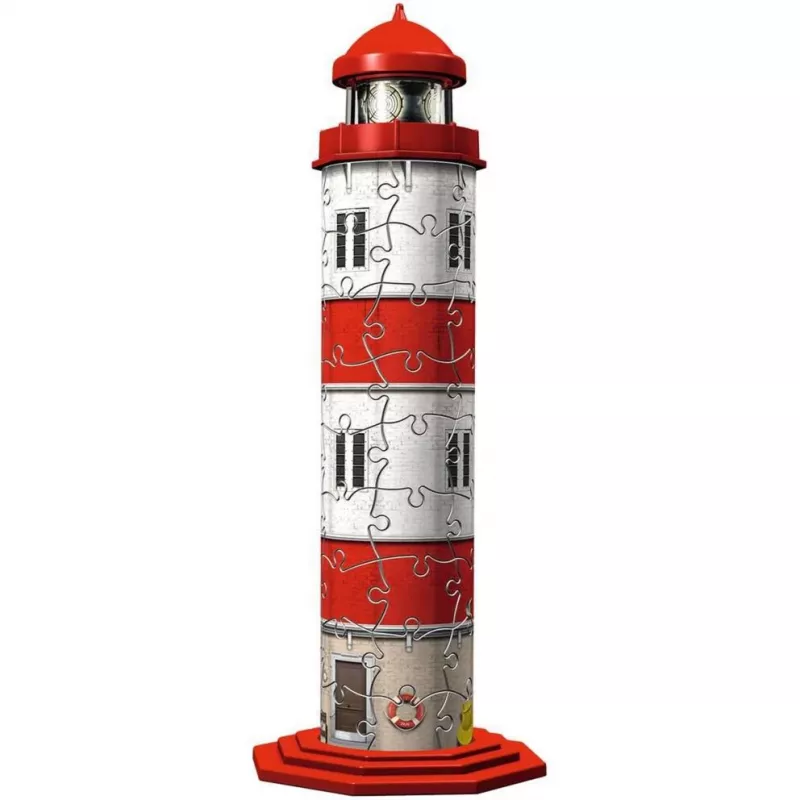 Puzzel 54 elementen 3D mini vuurtoren