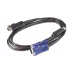 APC KVM USB-kabel - 6 ft (1,8 m), 1,83 m, USB, USB, VGA, zwart, USB-A