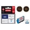 Inktcartridge ActiveJet AH-655CR compatibel voor HP, cyaan, hoge (XL) capaciteit, 12 ml, inkt op kleurstofbasis