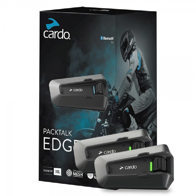 Cardo PT200101 motor-intercom 2 kanalen 1600 m zwart