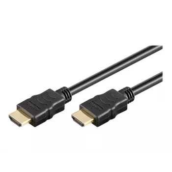 Wentronic goobay Series 2.0 - Highspeed - HDMI-kabel met Ethernet - HDMI mannelijk naar HDMI mannelijk - 15 m - Dubbele isolatie - Zwart - 4K Ultra HD s