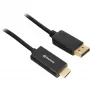 DisplayPort-naar-HDMI-adapter Sharkoon 4K 60 Hz, 1 m kabel